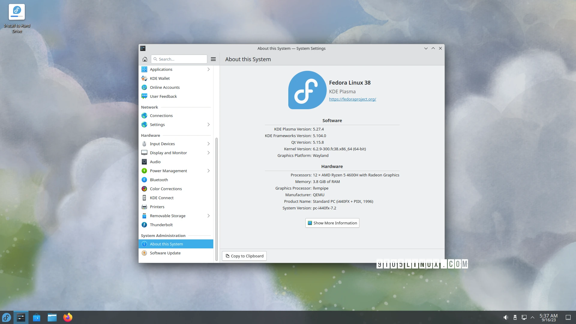 Fedora Linux 40 to Offer the KDE Plasma 6 Desktop on Wayland and Drop X11 Session