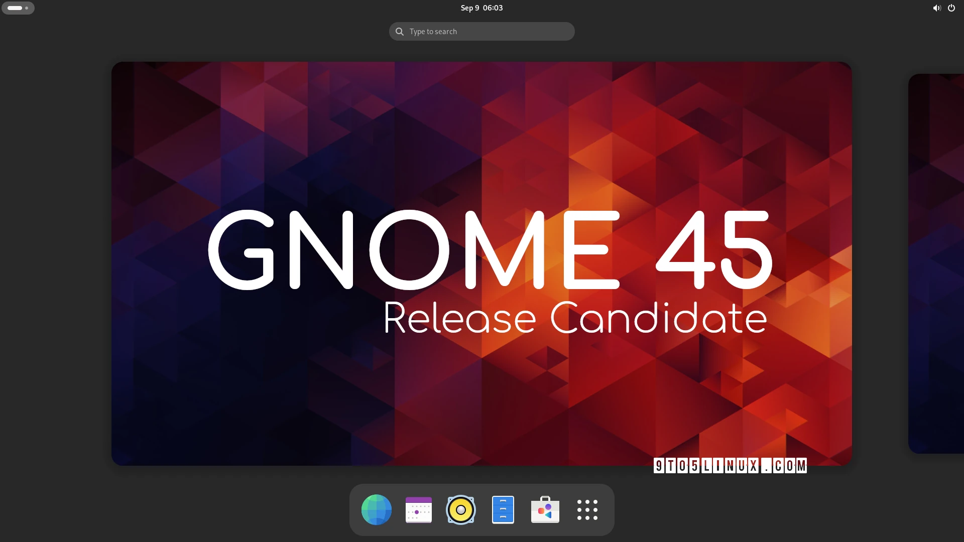 GNOME 45 Release Candidate Arrives with Last-Minute Changes