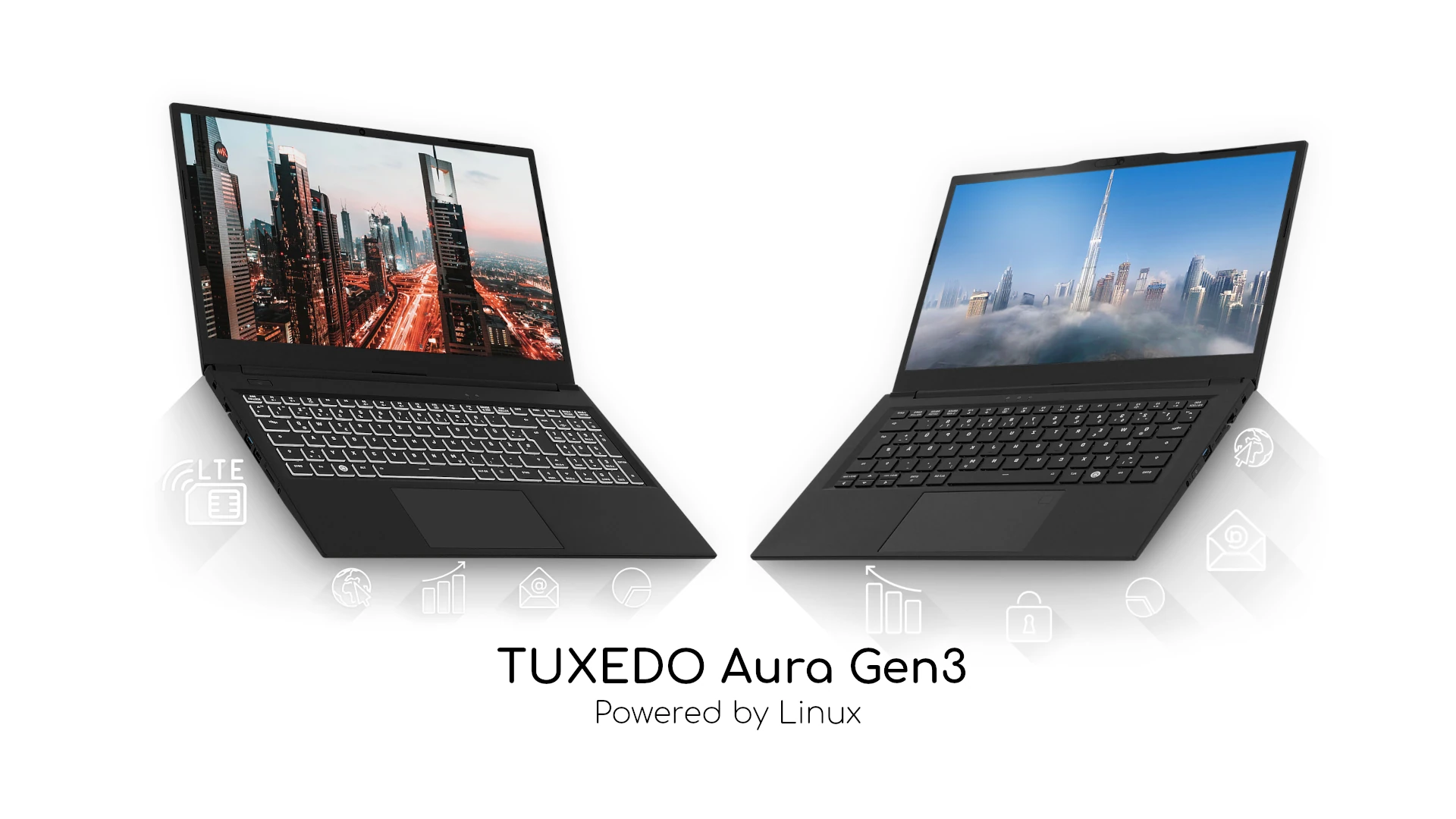 TUXEDO Aura Linux Laptops Now Come with Wi-Fi 6E, LTE Modem, and TPM 2.0