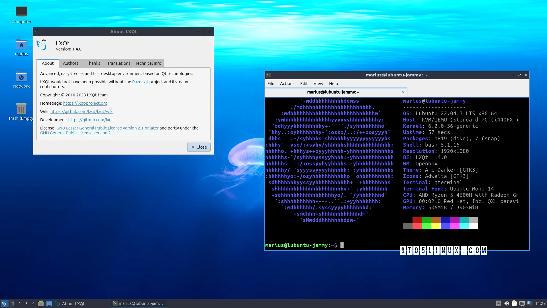 Lubuntu 22.04 LTS Users Can Now Install the LXQt 1.4 Desktop, Here’s How