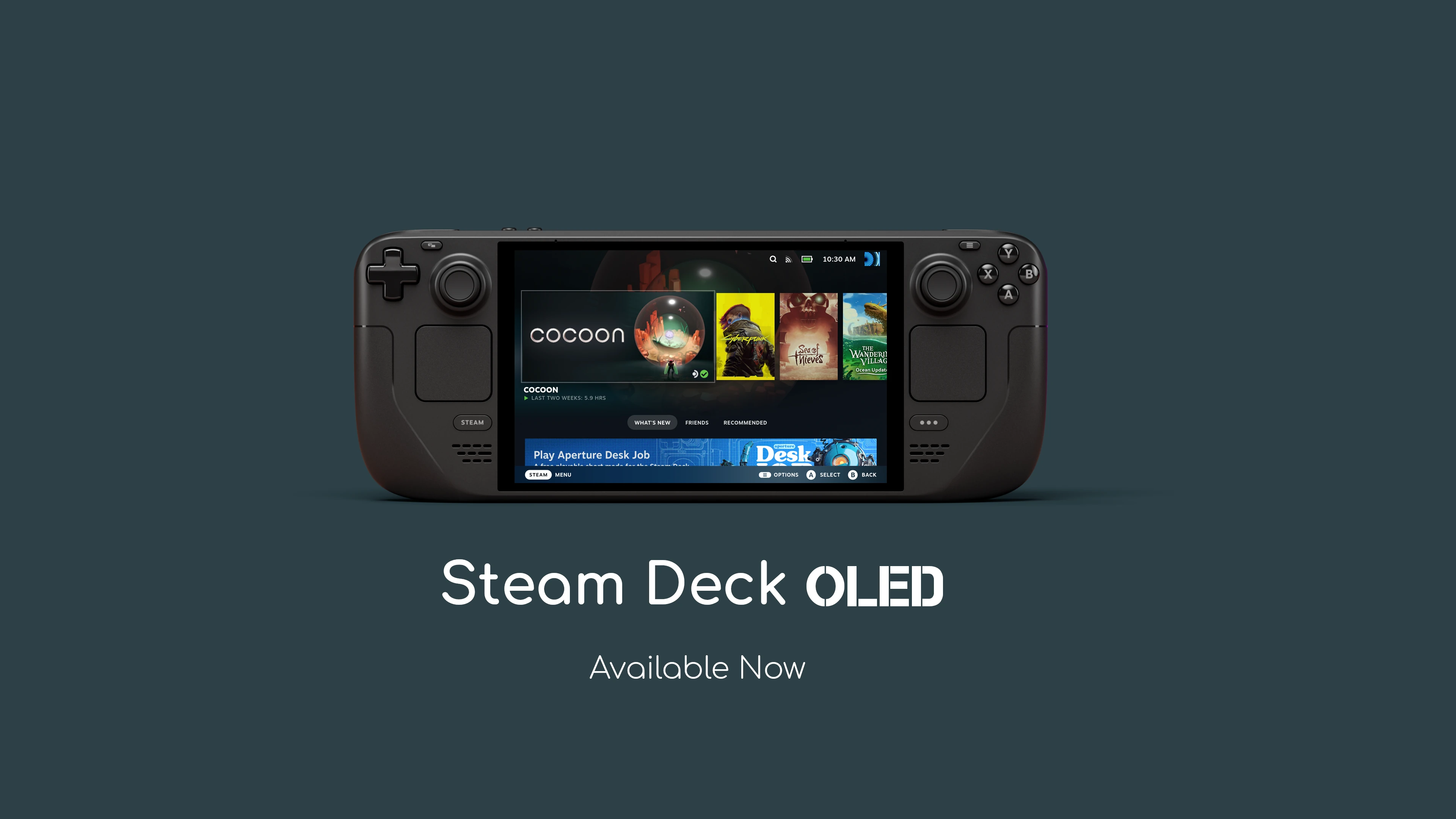 Steam Deck OLED Is Now Available to Order with HDR Display and Bigger Battery
