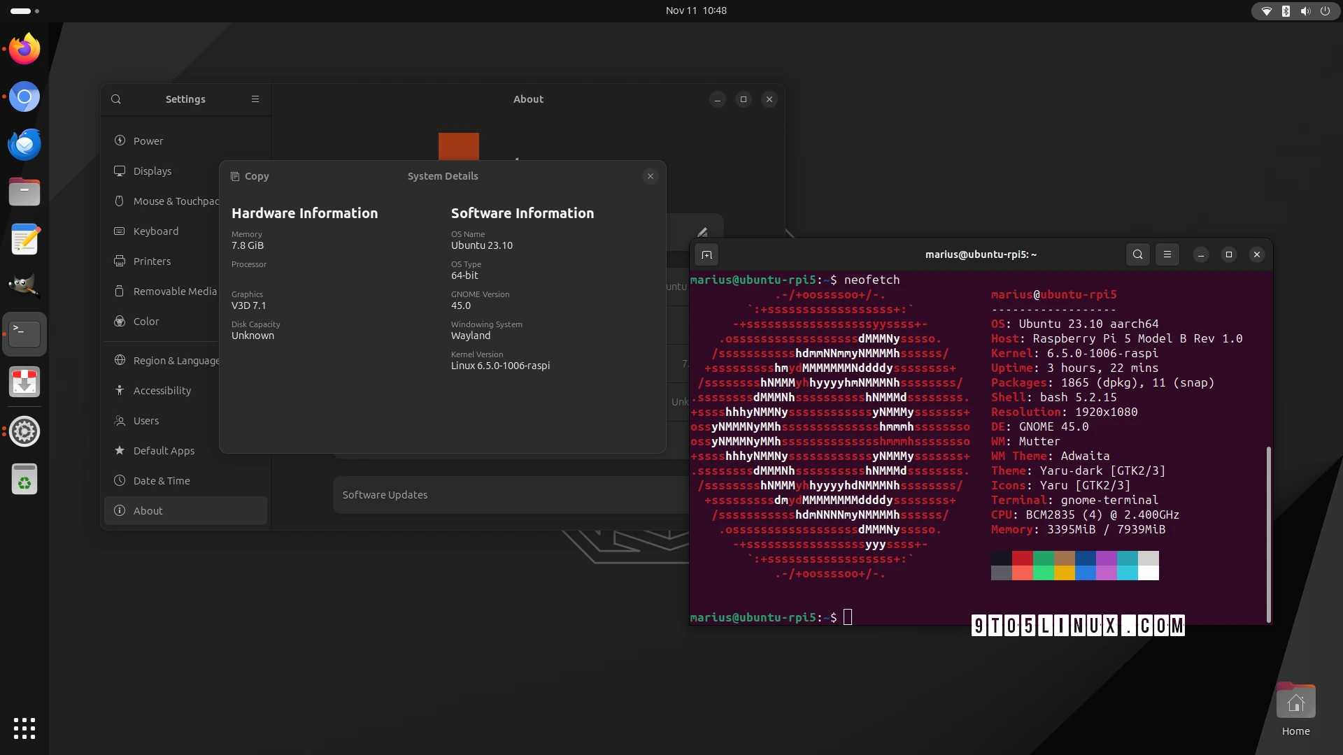 First Look at Ubuntu 23.10 on Raspberry Pi 5