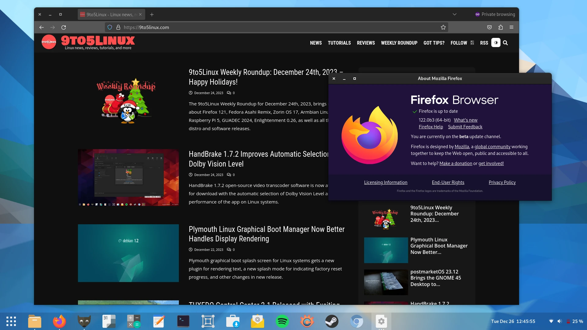 Firefox 122 Enters Public Beta Testing with Improved Built-In Translation Feature
