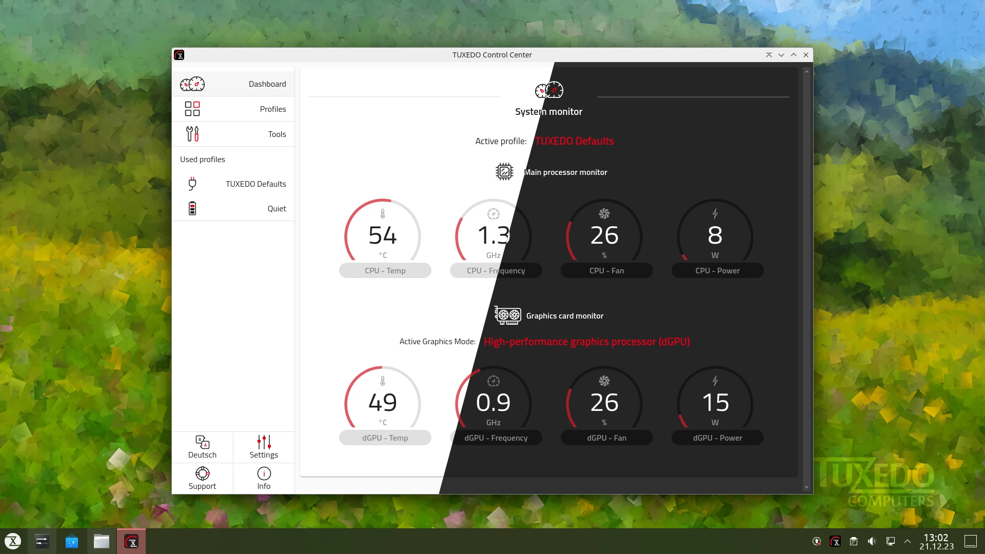 TUXEDO Control Center 2.1 Released with Exciting New Functions