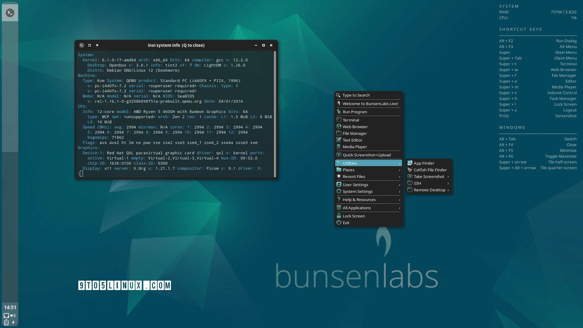 Lightweight Distro BunsenLabs Linux Boron Is Here Based on Debian Bookworm