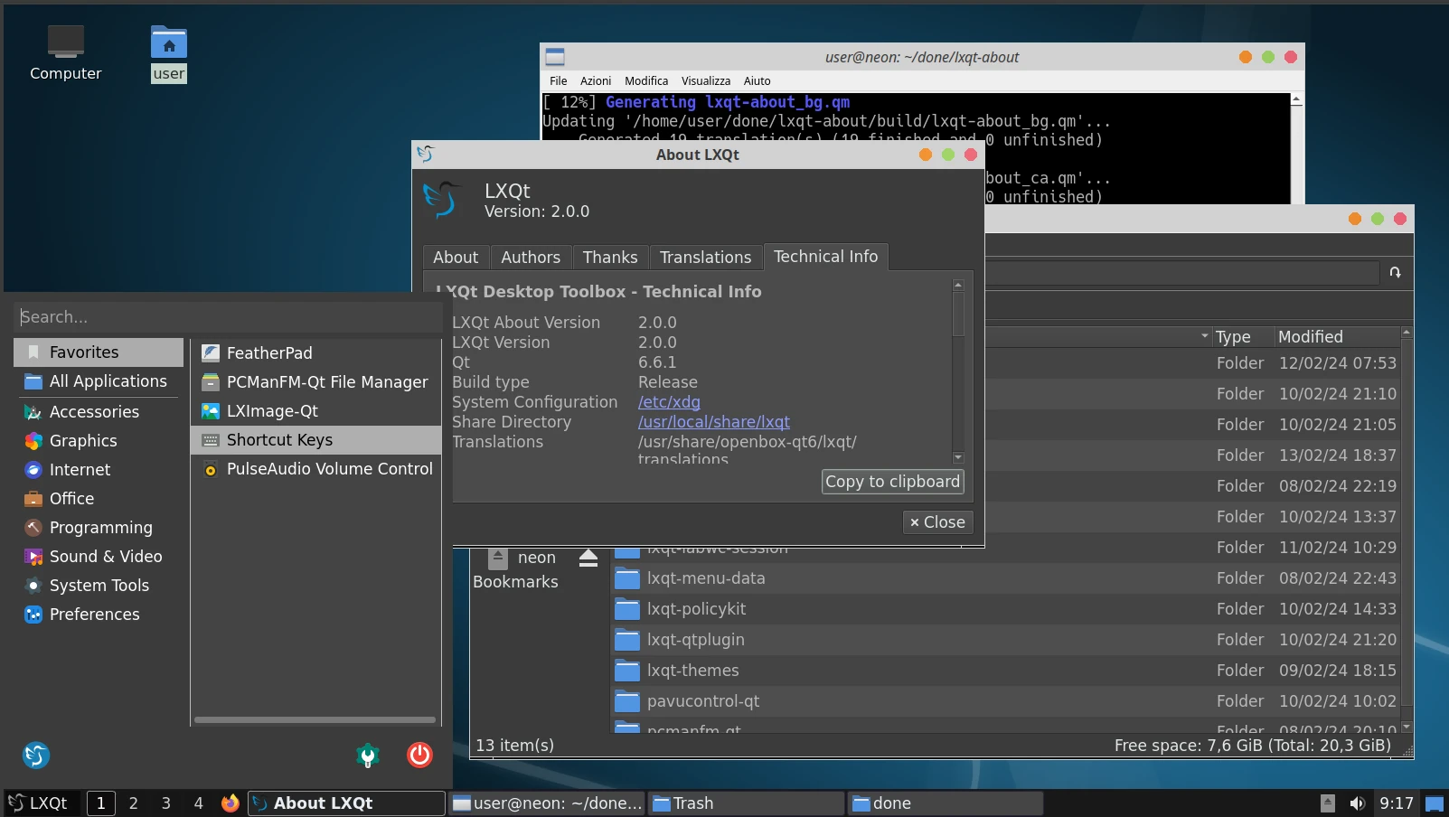 LXQt 2.0 Desktop Launches in April with New Applications Menu, Qt 6 Port