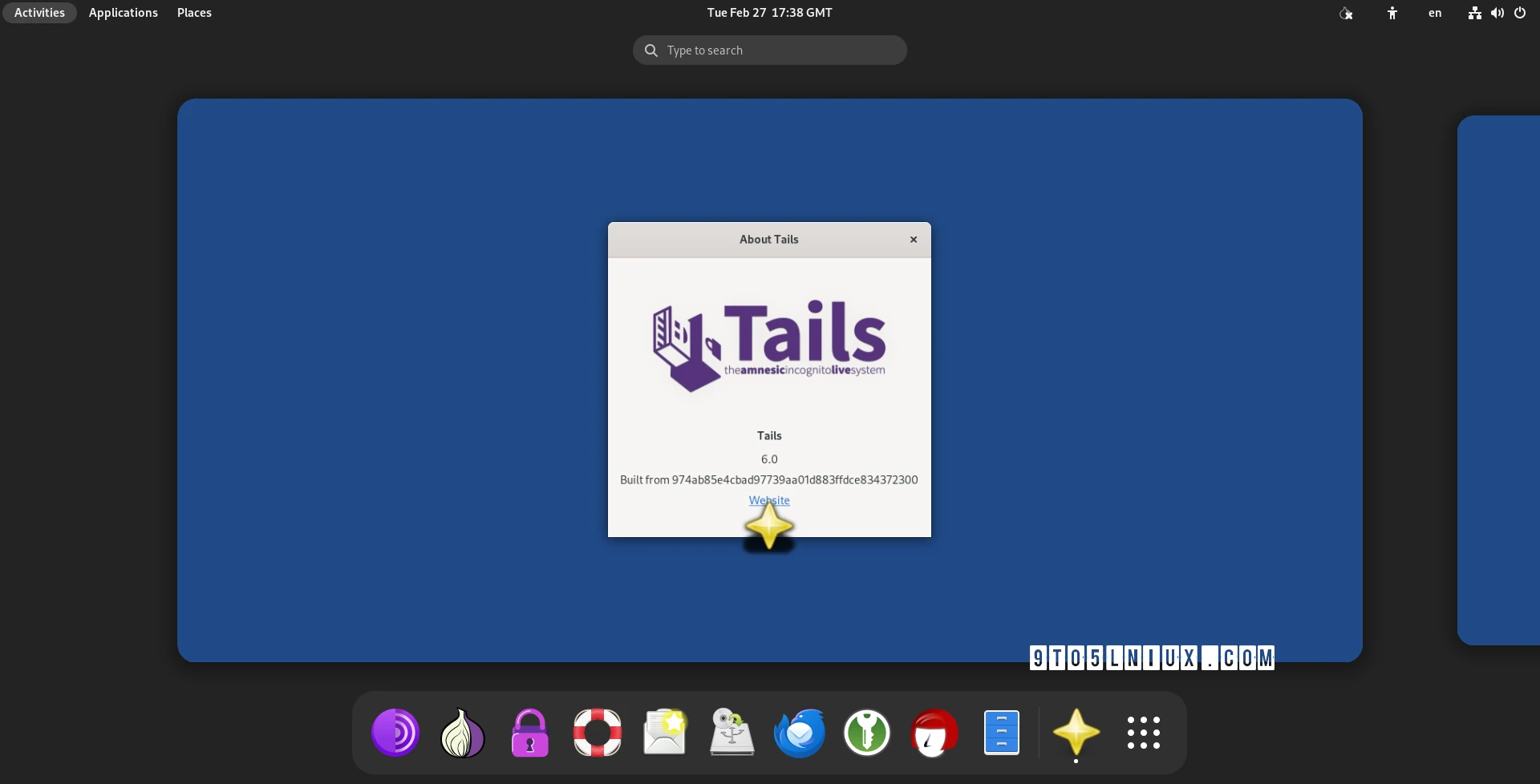 Tails 6.0 Officially Released, Based on Debian 12 “Bookworm” and GNOME 43