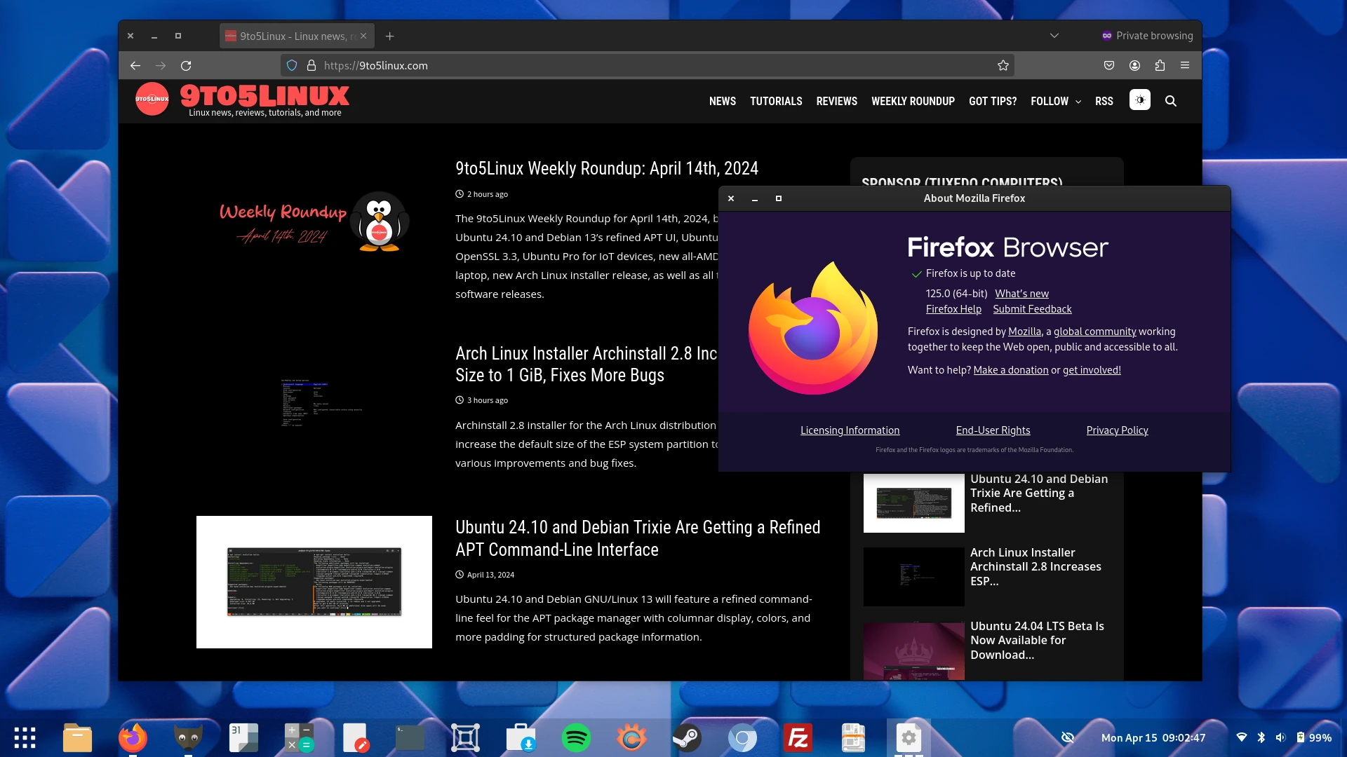 Mozilla Firefox 125 Is Now Available for Download, This Is What’s New