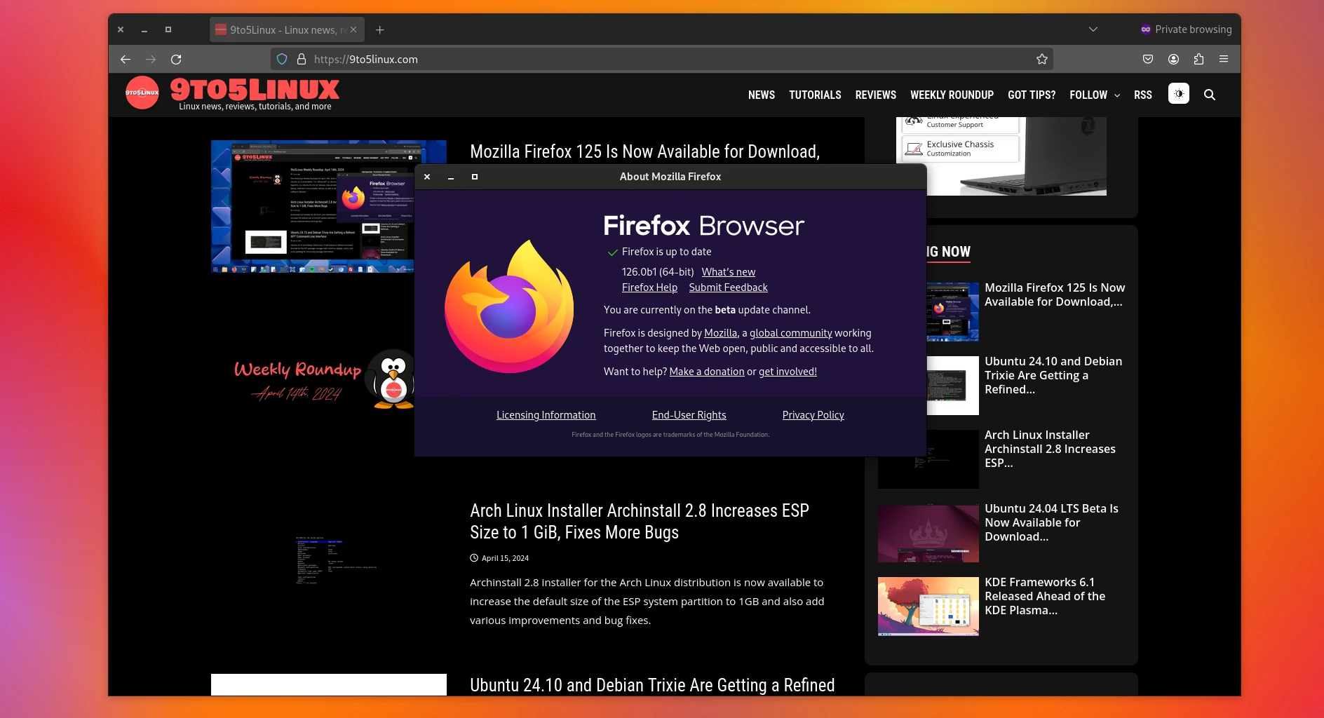 Firefox 126 Enters Beta Testing with a Revamped Dialog for Clearing User Data